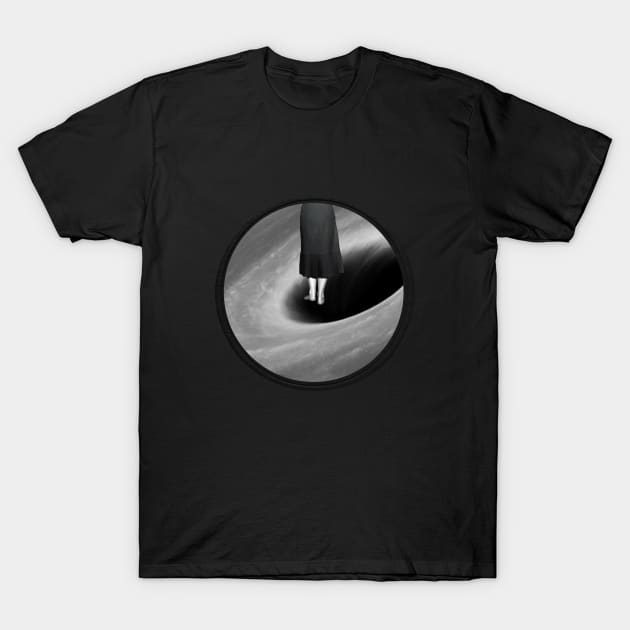 Black Hole T-Shirt by anitaacollages